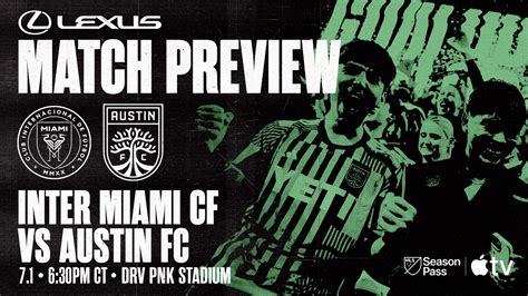 Inter miami vs austin - Inter Miami CF vs Austin FC Preview Inter Miami CF Form. Inter Miami CF have had to endure a tough spell in their last three matches, from which they have nothing to show. They were beaten 1-2 by DC United, before New England Revolution ran out 3-1 winners. A third defeat on the trot followed against Philadelphia Union, who came out 4-1 winners.